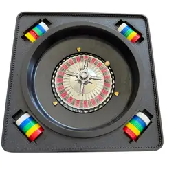 Vintage Roulette Game Wheel Monte Carlo Style Made in Japan-