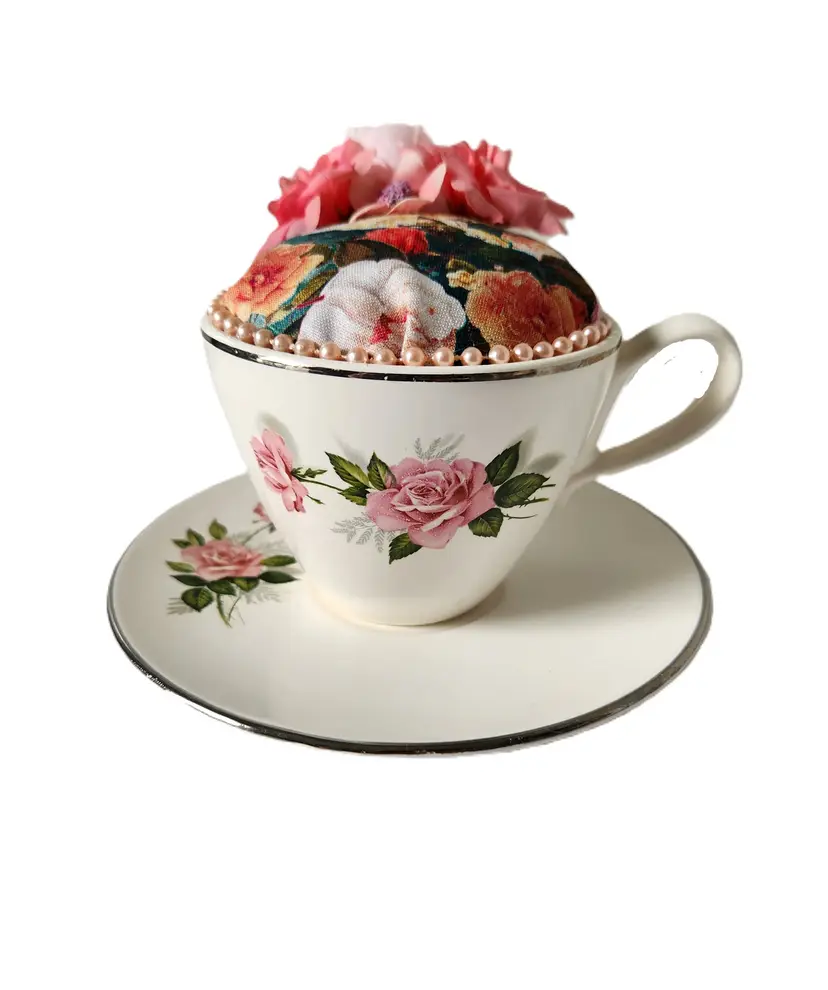 Teacup Pincushion