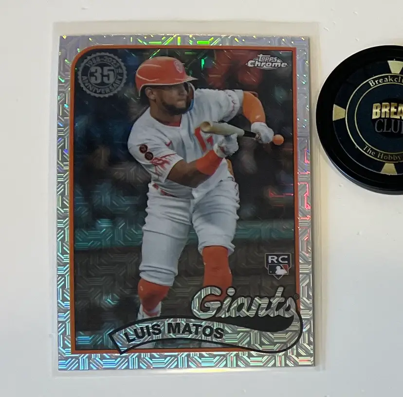 Luis Matos RC Silver Pack San Francisco Giants