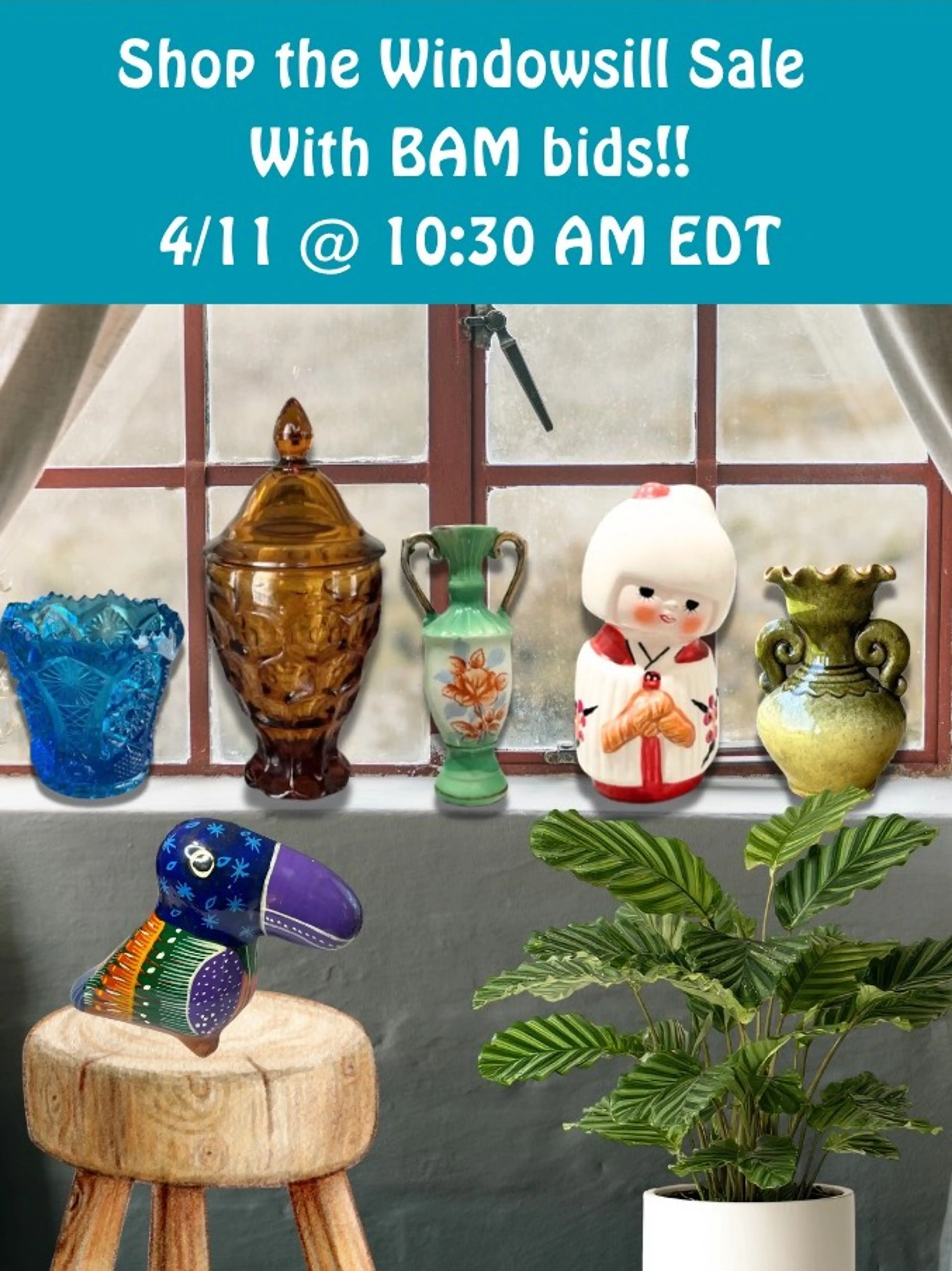 Shop The Windowsill Sale With BAM Bids!! 