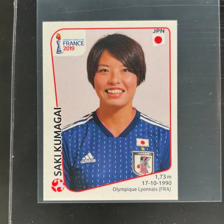 Saki Kumagai 2019 Panini Women’s World Cup Sticker Japan Soccer Card