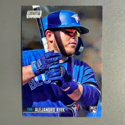 Alejandro Kirk (Toronto Blue Jays) Topps Stadium Club Chrome Rookie Card