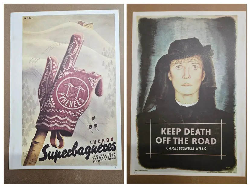 Frameable poster cutouts