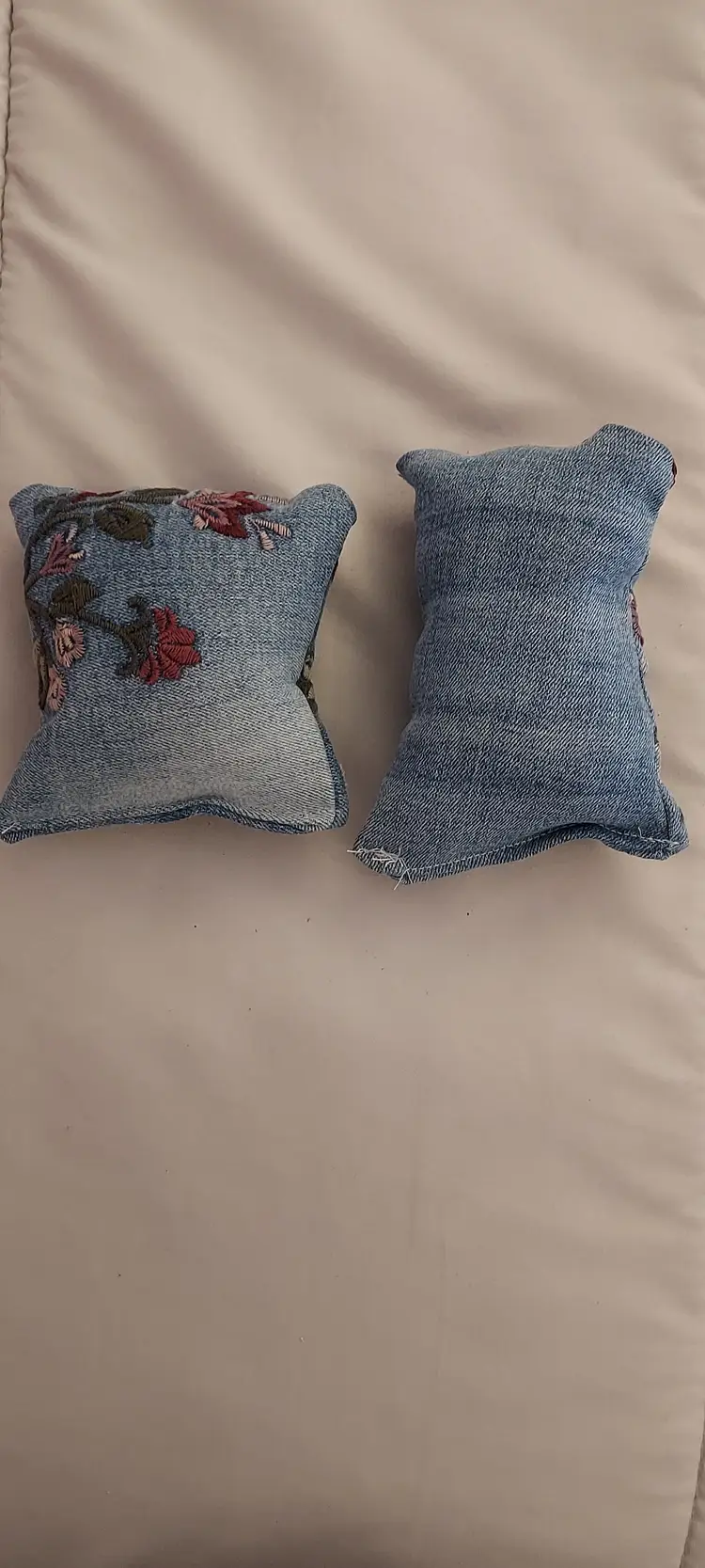 Set of Two Catnip Cat Pillow Toys