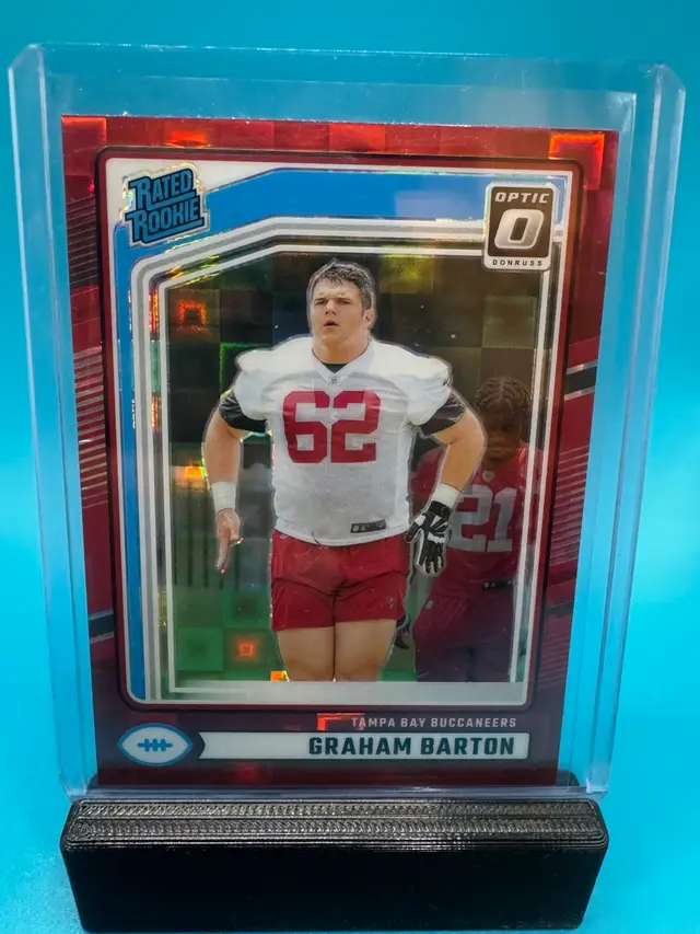 Graham Barton Optic Rated Rookie Red Pandora Tampa Bay Buccaneers