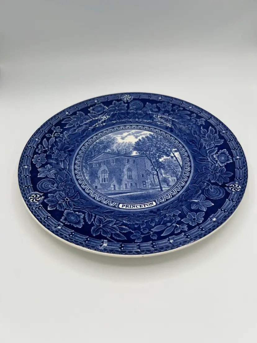 Stanhope Hall, Princeton University Plate 1930 By Wedgwood, Made In England