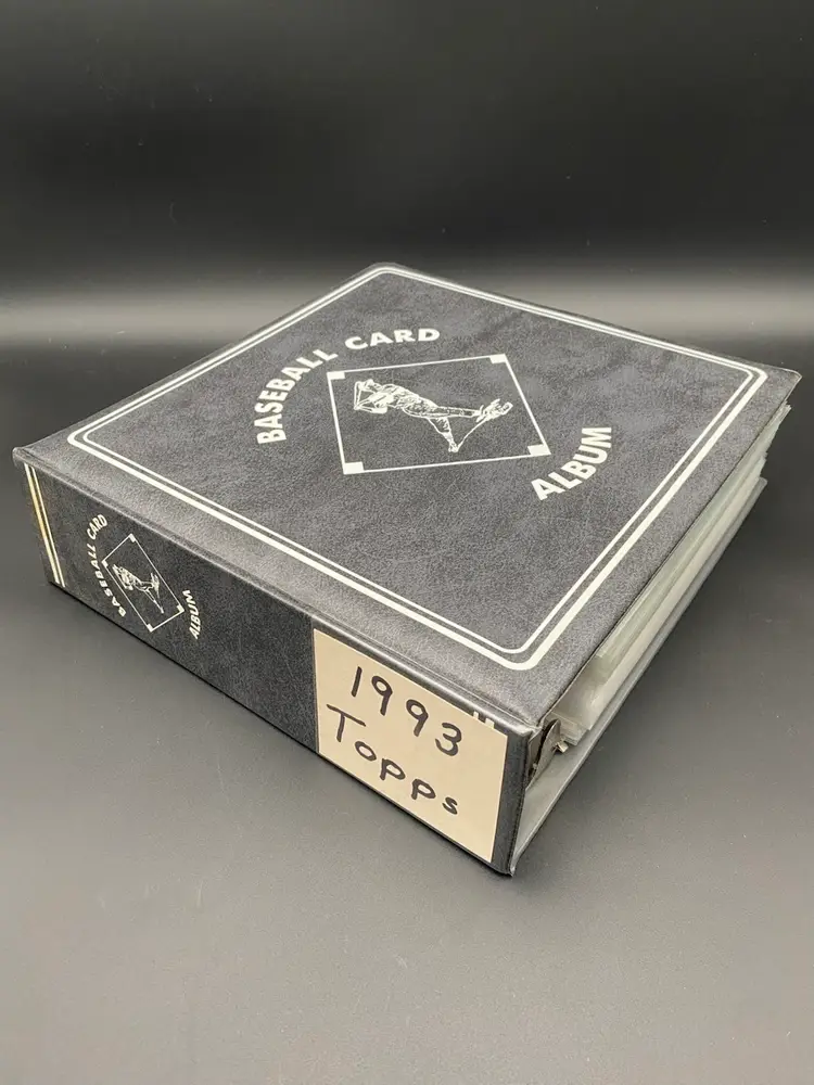 Topps 1993 MLB Complete 825 Trading Card Set Binder