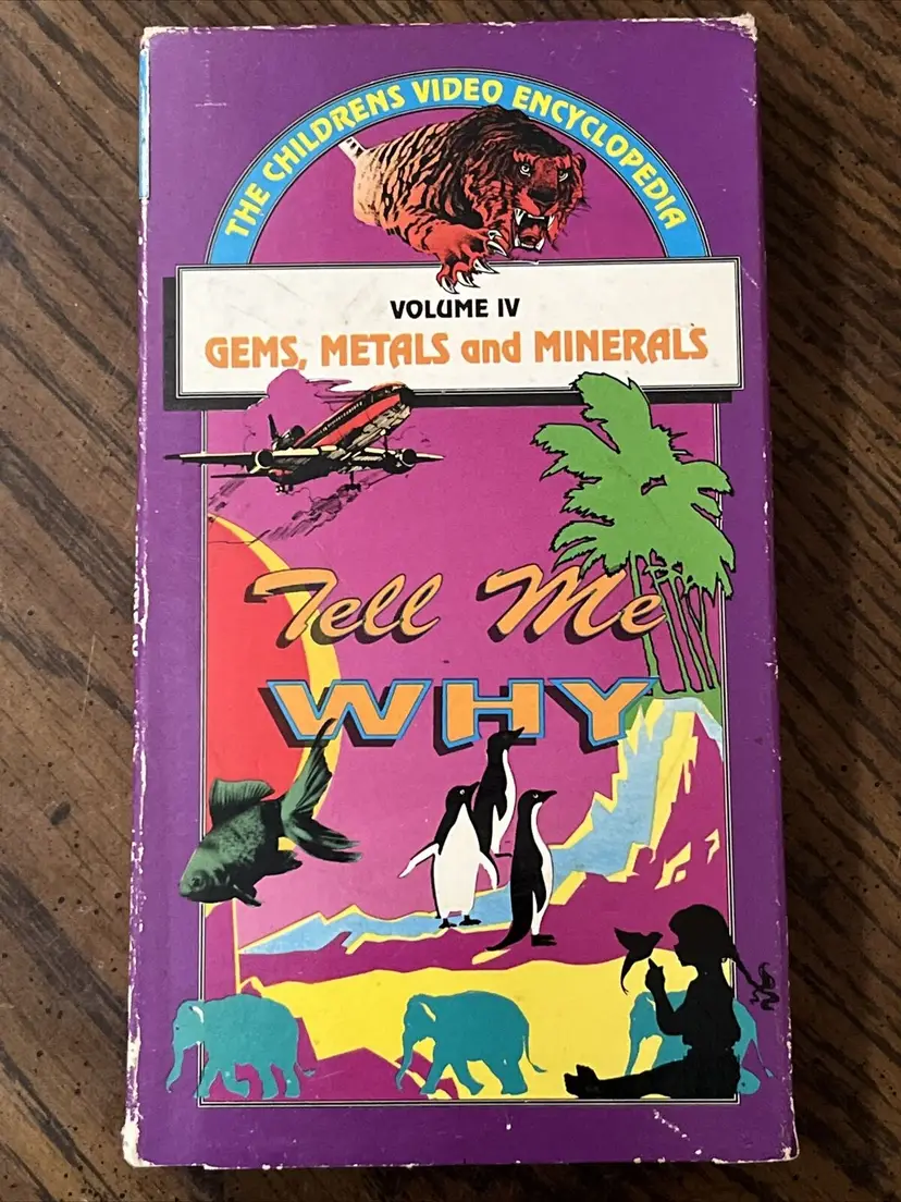 The Childrens Video Tell Me Why Volume IV Gems, Metals And Minerals 1987 VHS