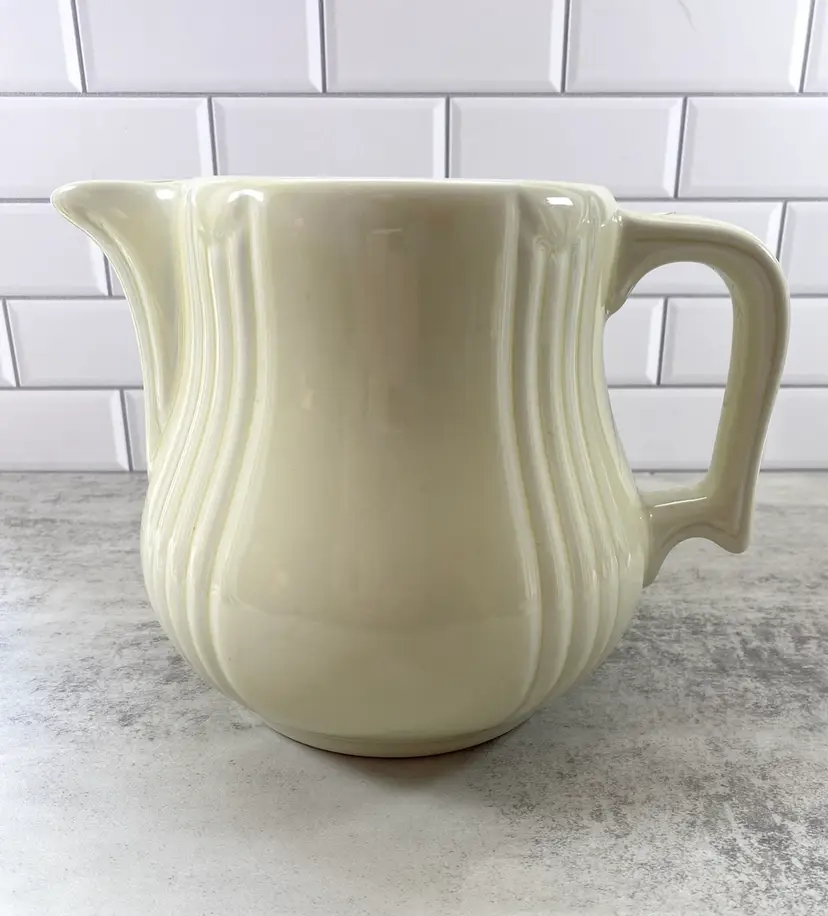 Hall Pottery Ivory Radiance Utility Jug