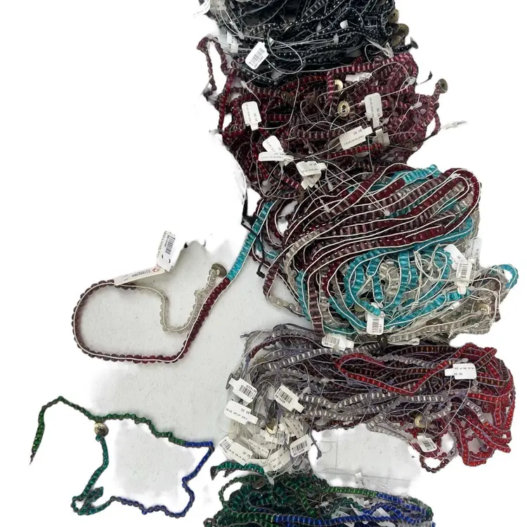 Lot Of 114 Beaded Wrap Bracelets Assorted Colors