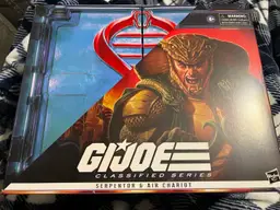 Hasbro GIJOE Classified Series Serpentor and Air Chariot NIB