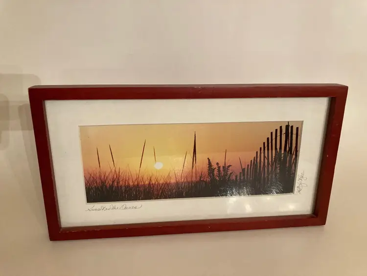 Signed Photograph “Sunset On The Dunes”
