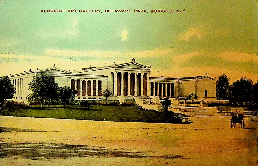 Albright Art Gallery Buffalo NY Postcard
