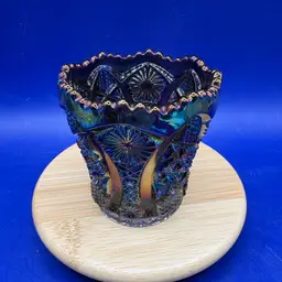 Imperial Carnival Glass Toothpick Holder