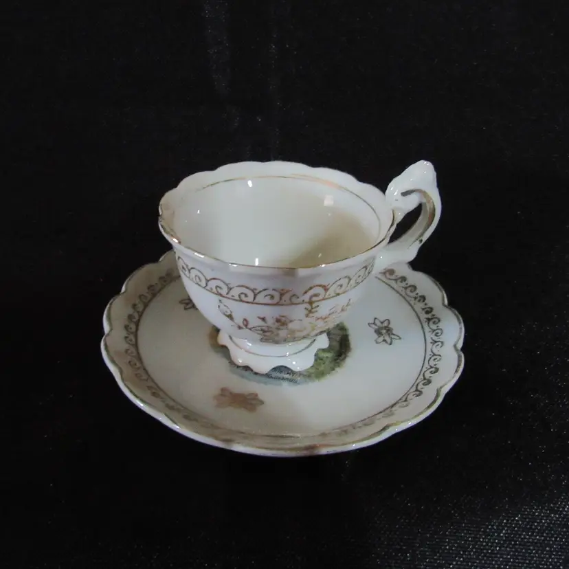 China Miniature Teacup and Saucer - Occupied Japan