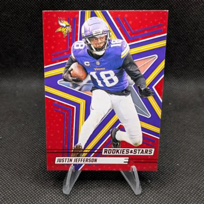 Justin Jefferson 2025 Panini Rookies & Stars Red #75 - Minnesota Vikings