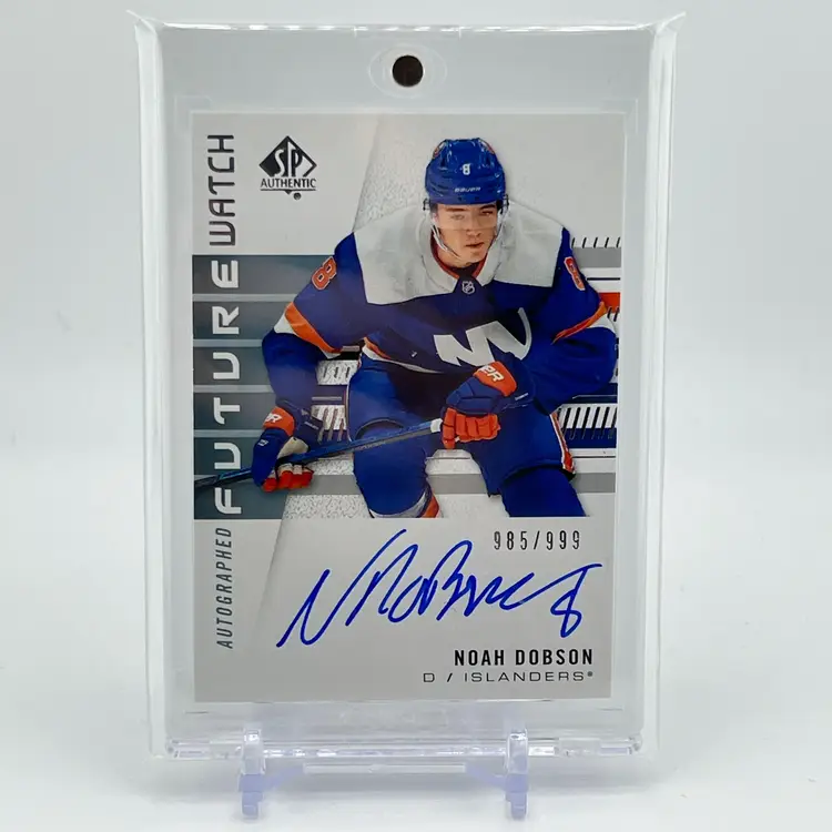 2019-20 SP AUTHENTIC FUTURE WATCH AUTOGRAPH ROOKIE #193 NOAH DOBSON /999 Auto