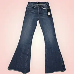 Edwin Jeans Chrissy Rumour Wide Flare Mid-Rise Denim Size 24 NWT Women