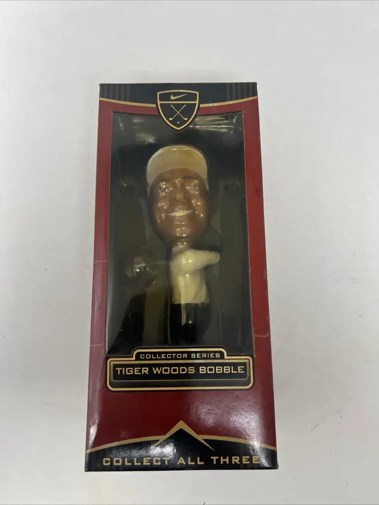 New in box sealed Tiger Woods Bobblehead, collector series