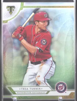 2018 Topps Triple Threads Trea Turner, Washington Nationals