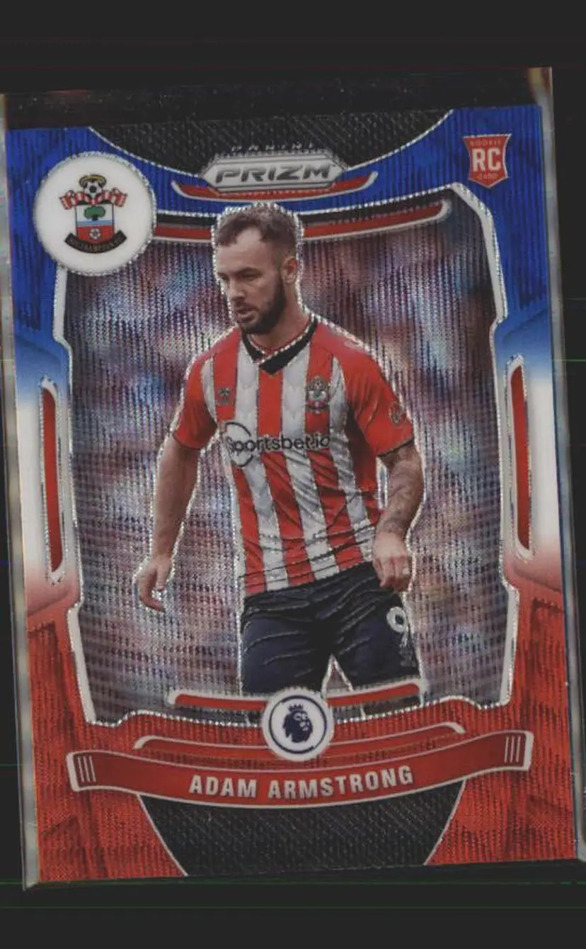 2021-22 Prizm EPL #115 Adam Armstrong Prizms Red White and Blue - ( 138 ) - Southampton