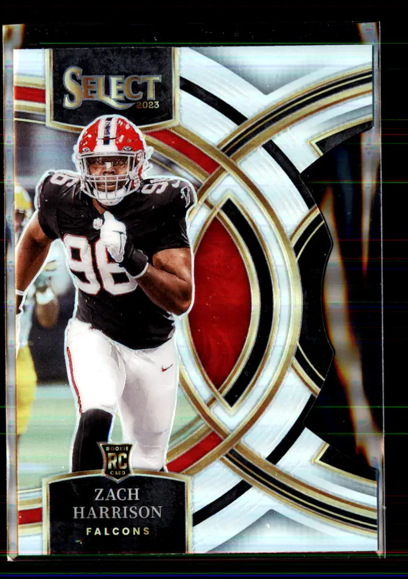Zach Harrison 2023 Panini Select Silver Die Cut #120 - (135) - Atlanta Falcons