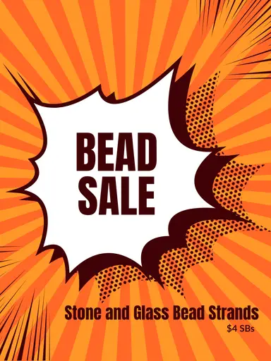 I found beads at the thriftshop!