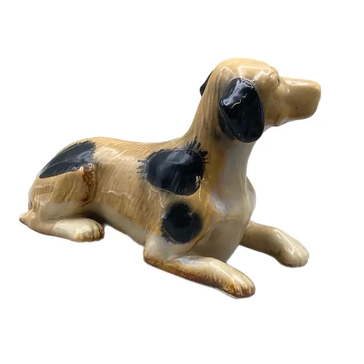 Vintage Hound Dog Figurine Hunting Grandpa Man Cave Rustic Decor