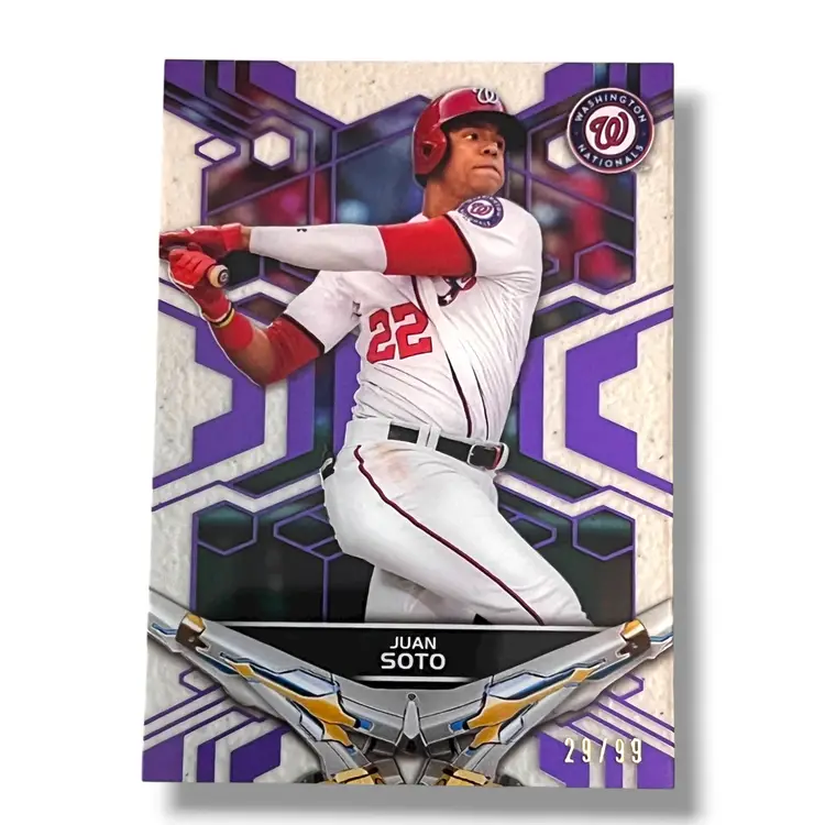 2019 Topps High Tek Juan Soto Purple 29/99 #110