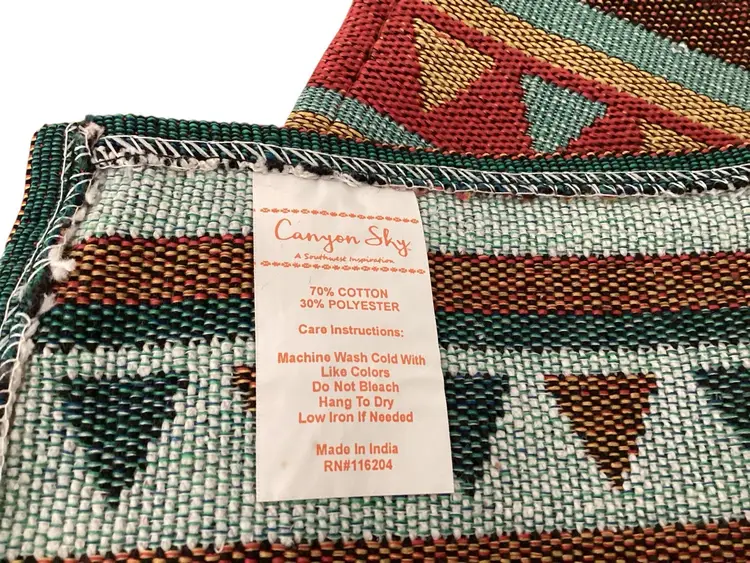 4 Pc.Canyon Sky Aztec Design Placemats, New In Bag