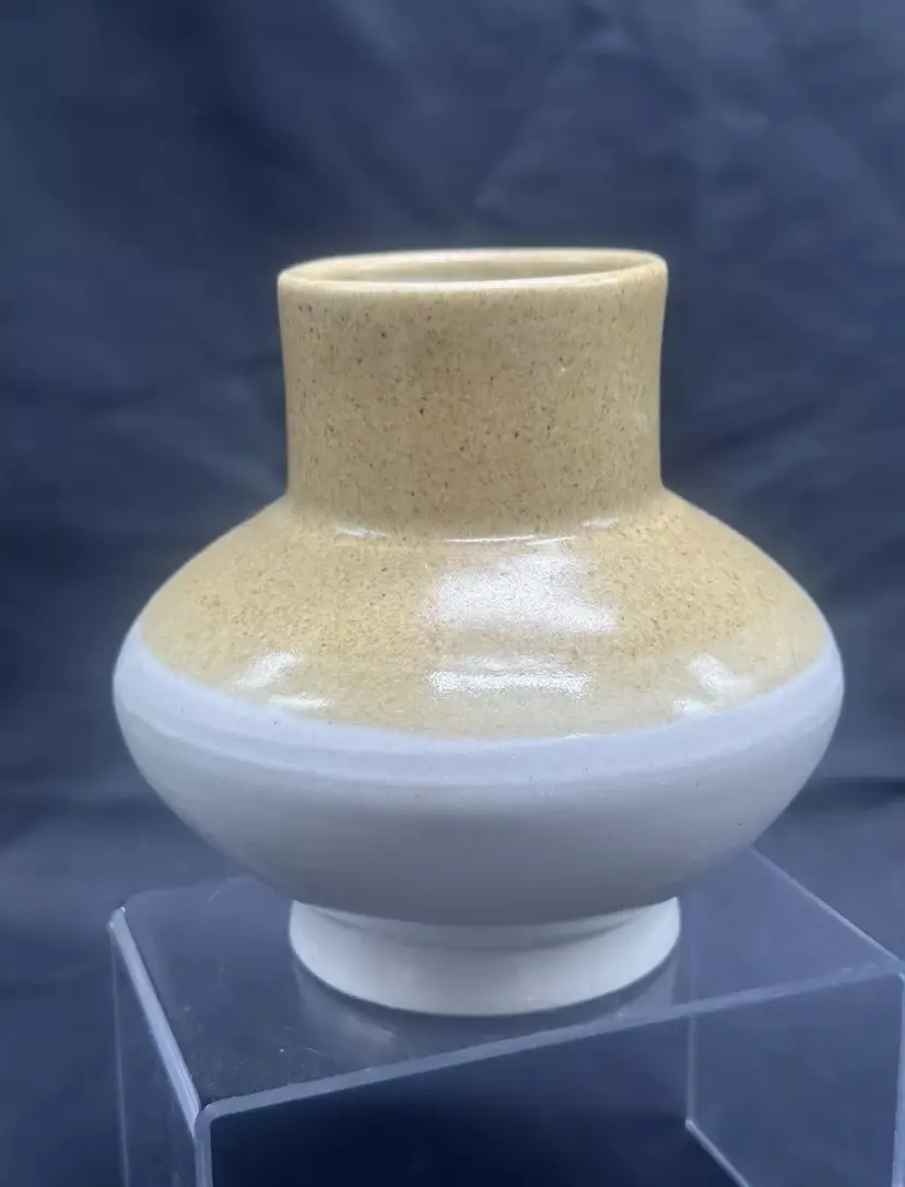 Art Pottery By Christine Michael ADCOCK Pottery Vase Vessel Pot Signed