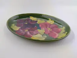 Moorcroft Hand-Painted Floral Dish