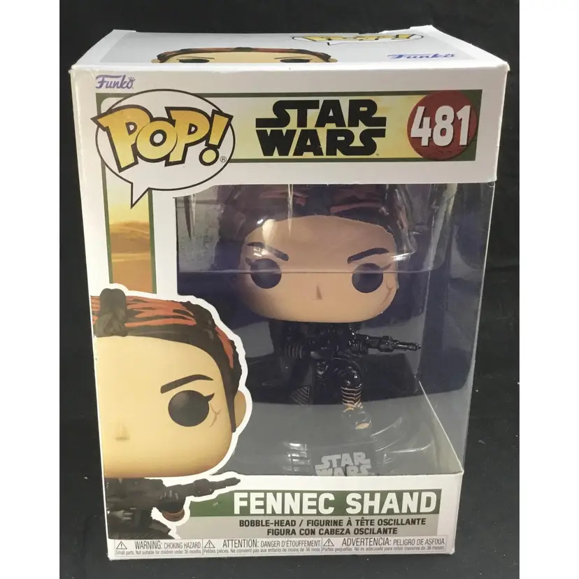 Funko Pop, Fennec Shand, from Disney's The Mandalorian, Funko out of stock NOS