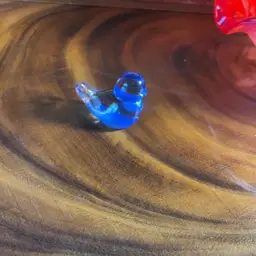 Tiny Blue Bird Of Happiness