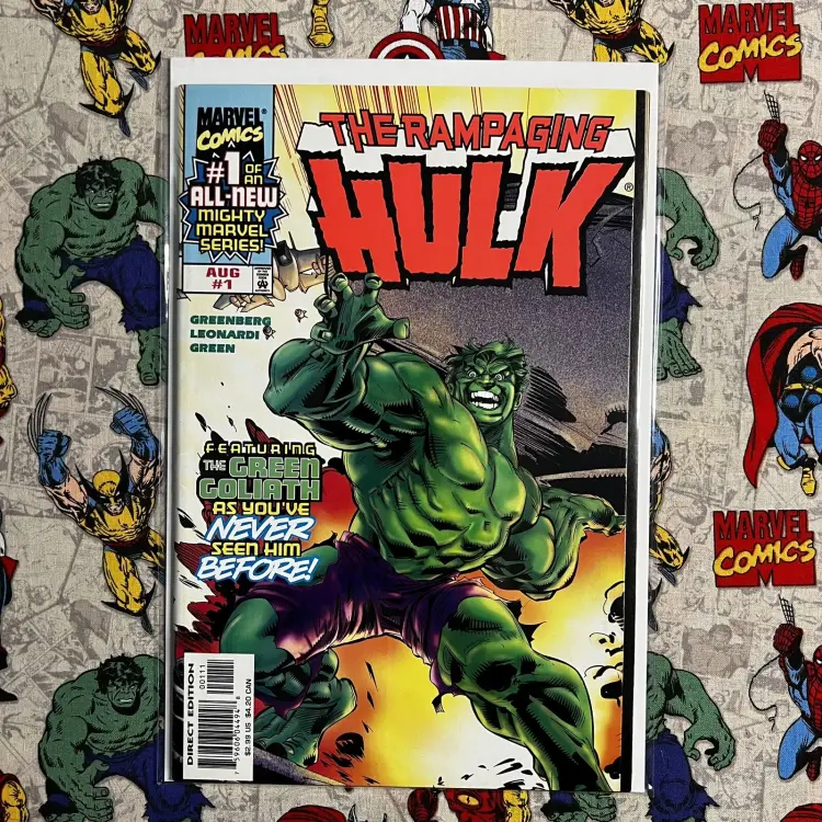 RAMPAGING HULK #1-6 1998 Lot of 7 MARVEL Leonardi Fantastic Four Variant Cover