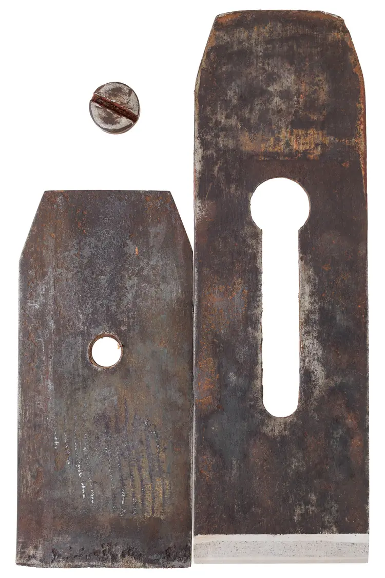 Antique Thick Tapered Ohio Tool Co. 2-1/4" Wide Double Plane Iron