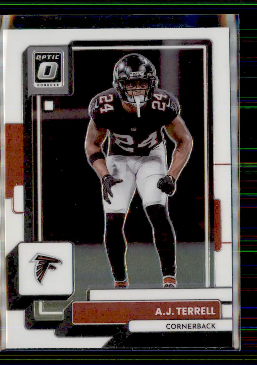 A.J. Terrell 2022 Donruss Optic #10 - Atlanta Falcons - (130-70)