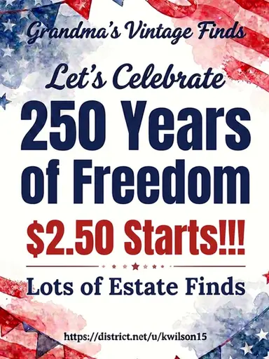 Sunday Funday Is Back!! $2.50 Starts For 250 Years Of Freedom!!