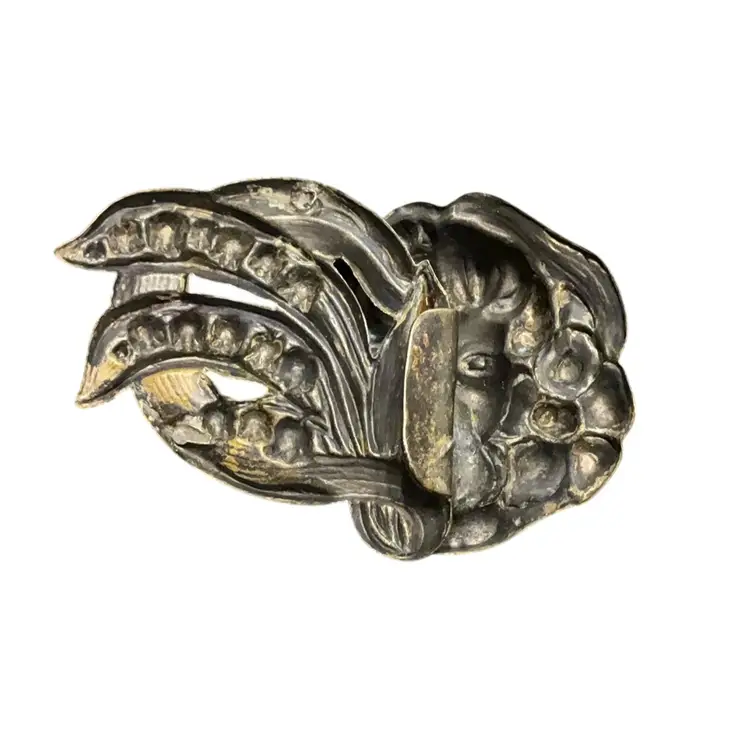 Lot Of 2 Art Nouveau Belt Buckles