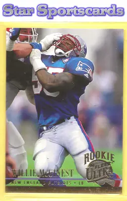 1994 Ultra #452 Willie McGinest RC New England Patriots Rookie