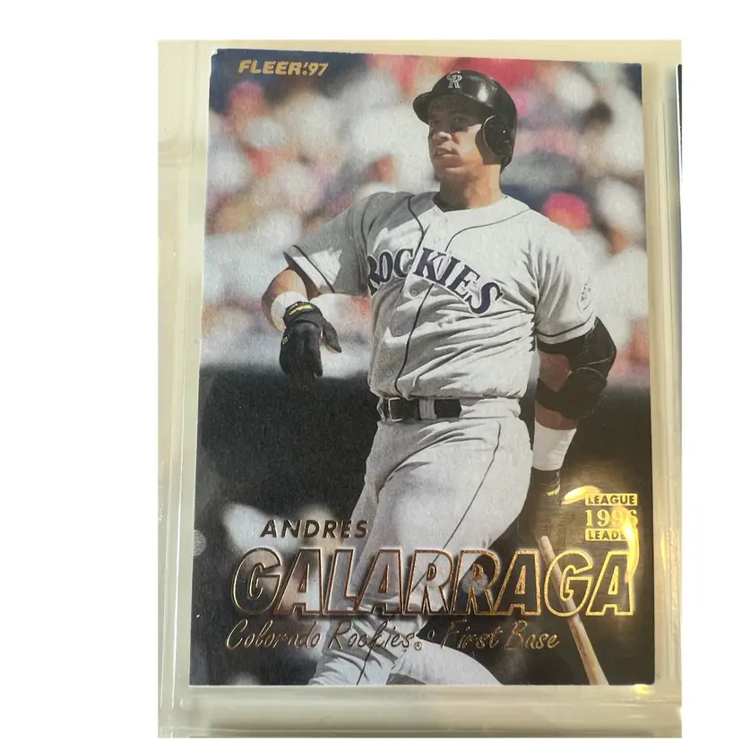 Andres Galarraga Fleer Colorado Rockies