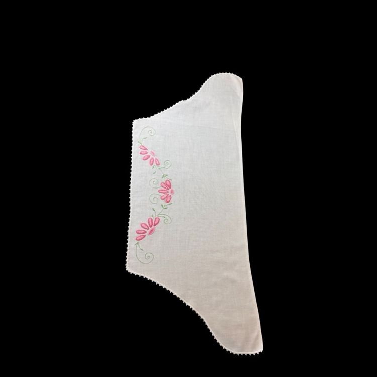 Vintage Hand Embroidered Linen