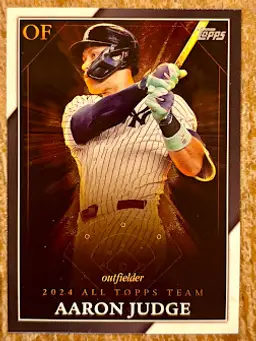 2025 Topps Series 1 Aaron Judge 2024 All-Topps Team Insert New York Yankees