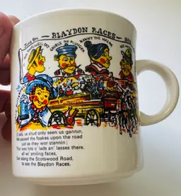 Newcastle Once Upon Tyne China Mug
Made In England - 9 June 1862