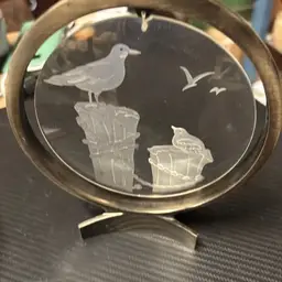 12. Glass & Metal Bird Suncatcher