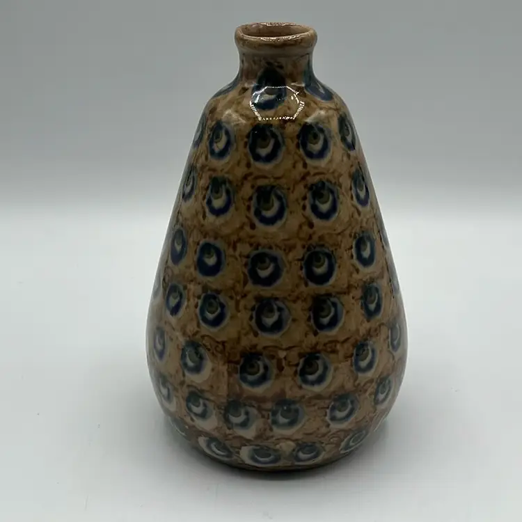 Polish Pottery Eye Vase