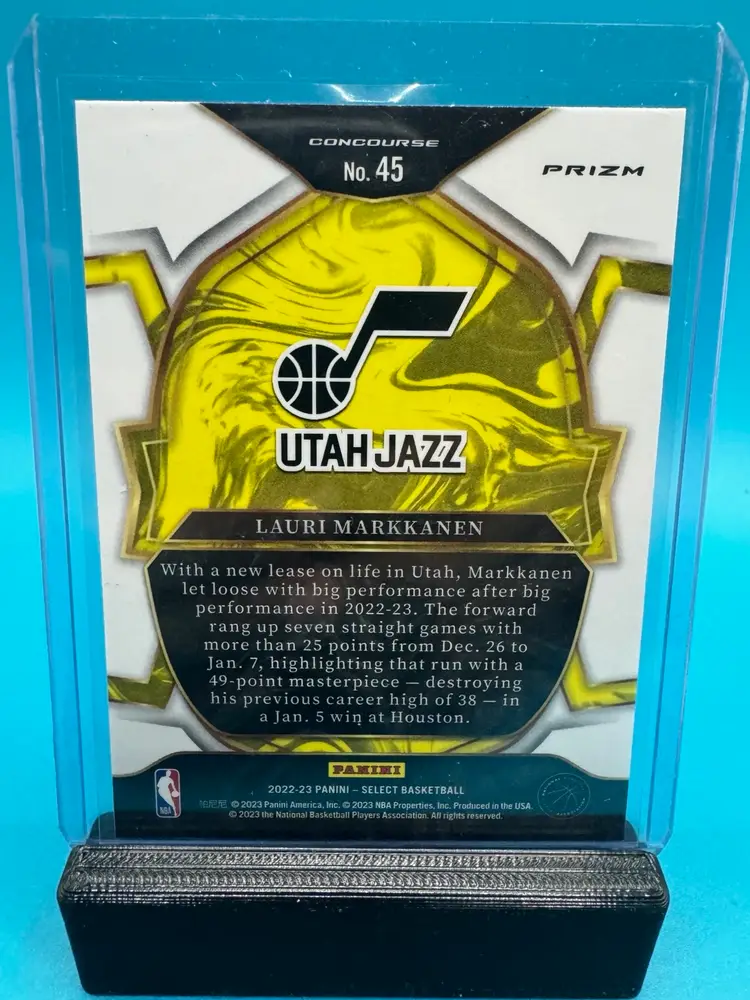 Lauri Markkanen Select Red White And Blue Prizm Utah Jazz