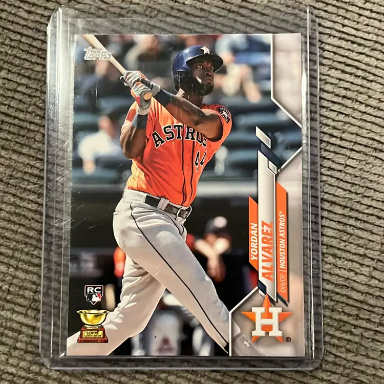 Yordan Alvarez Rookie. Houston Astros. 2020 Topps Series 1.
