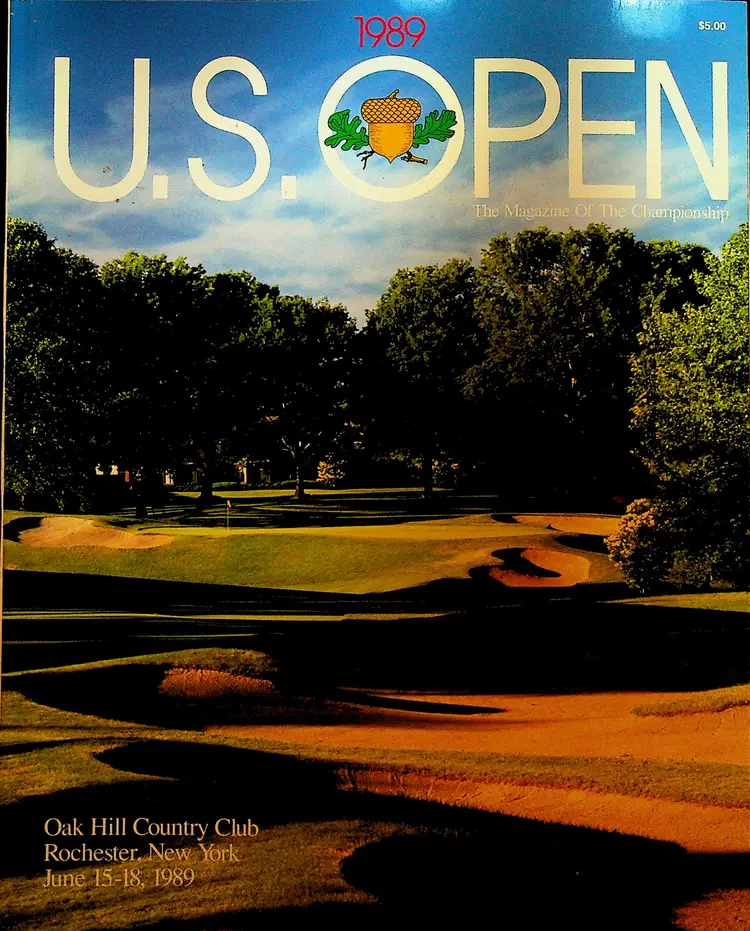 US Open 1989 Golf Championship Program