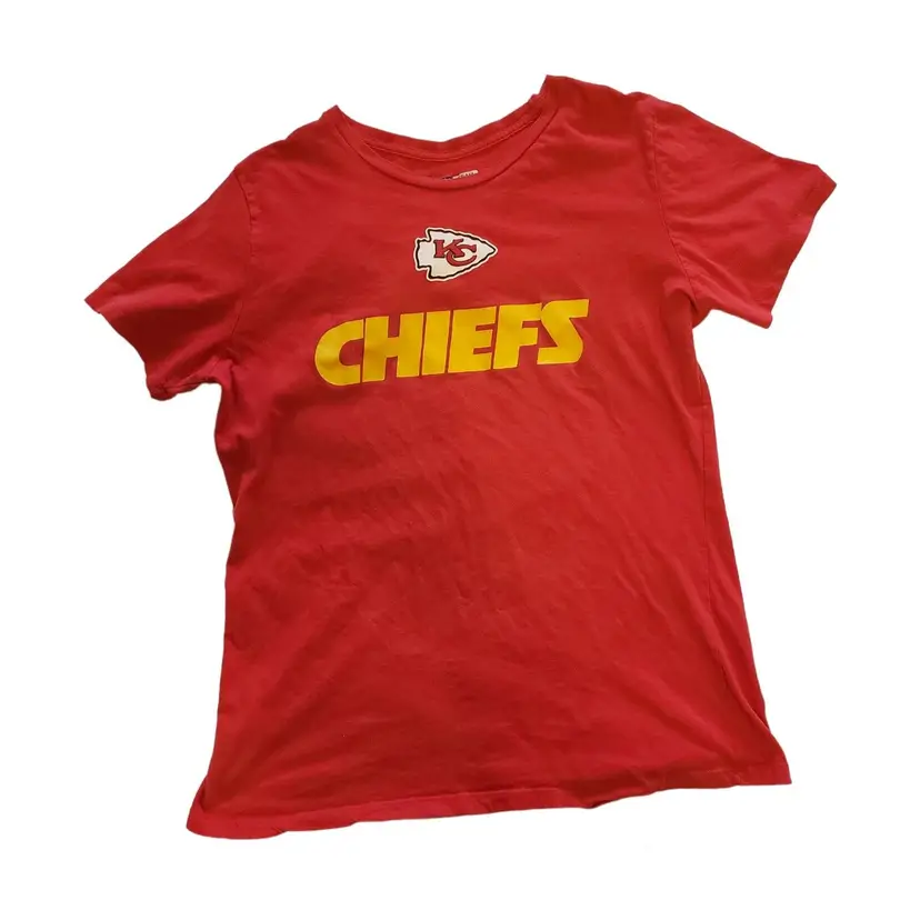 T-shirt Kansas City Chiefs NFL Team Apparel Cotton Womens size XL READ DESCRIPTION